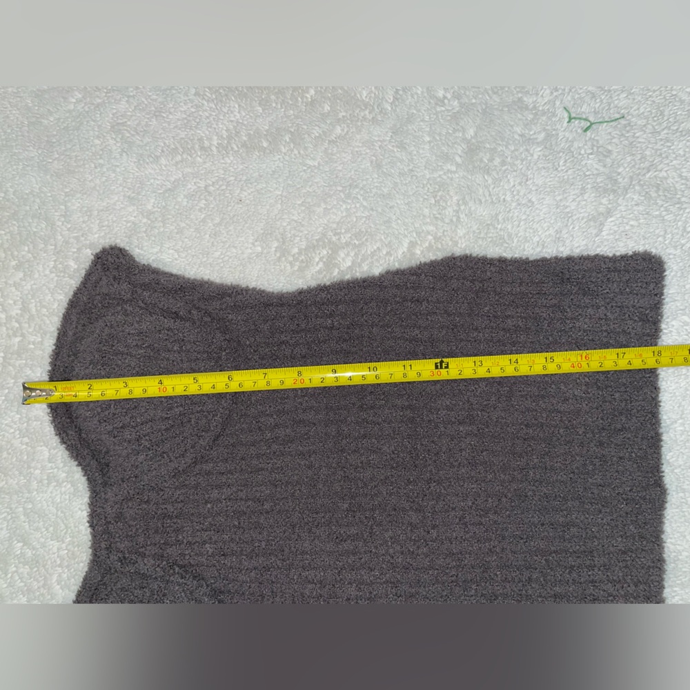 4th & Reckless‎ Fuzzy Gray Strapless Knit Top - Picture 4 of 7